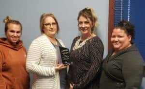 From left Sarah Todd, Kim Denton, Melissa Mushett, Sonia Ferrer
