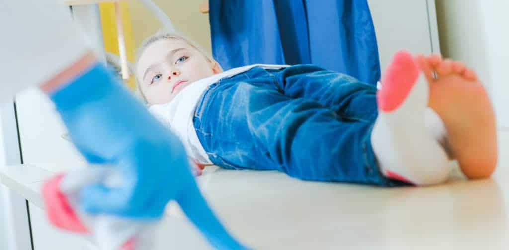 Young Girl in the Hospital