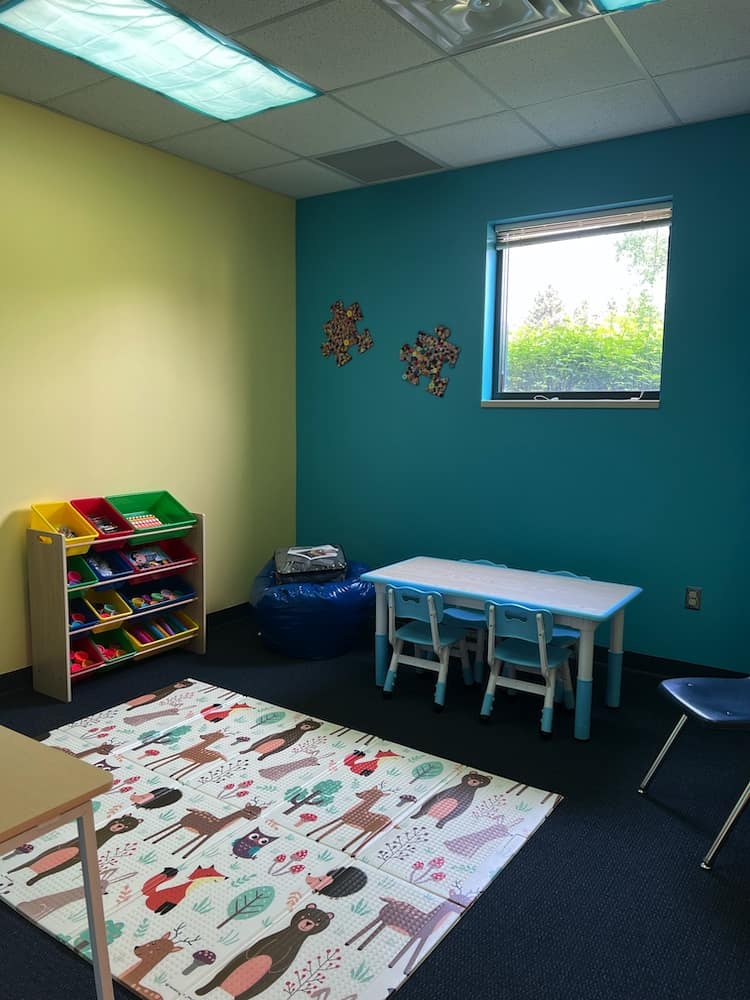 The new Sensory Room at The CASIE Center includes age-appropriate mats, toys, and more designed for autistic children.